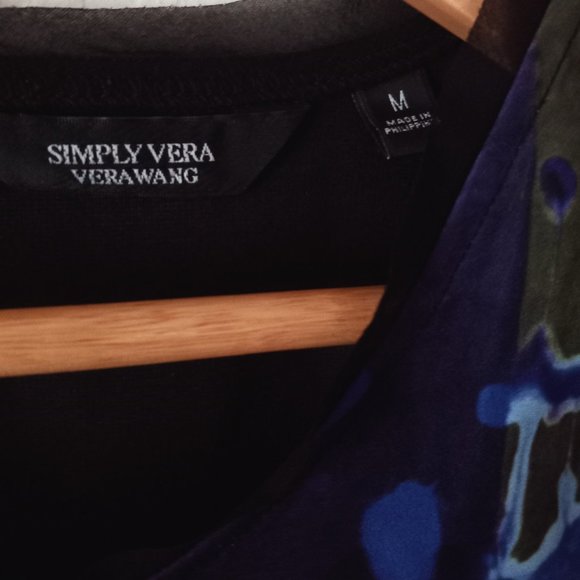 Simply Vera Verawang Abstract Slip Dress EUC Size Med - Picture 5 of 8